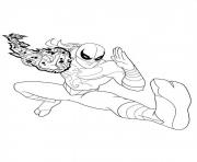 Printable ultimate spiderman iron fist 2 coloring pages