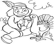 indian girl and turkey thanksgiving s for girlsc182