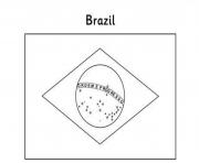 flag s brazil coloring pages