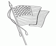 Printable waving american flag 7e53 coloring pages