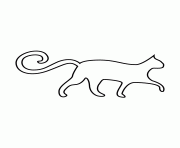 Printable cat stencil 79 coloring pages