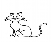 Printable cat doodle ba1b coloring pages