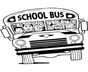 a cramped school bus