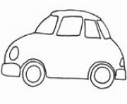 Printable simple family car coloring pages