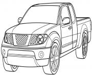 Printable ford pickup truck car coloring pages