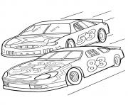 Printable The Sports Nascar car coloring pages