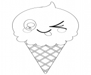 kawaii ice cream cone