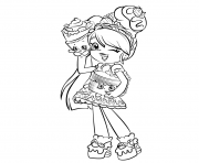 Printable cute girl shopkins shoppies coloring pages