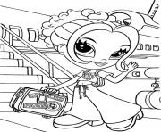 Printable simple lisa frank traveling paris plane coloring pages