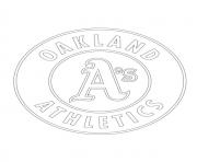 oakland athletics logo mlb baseball sport