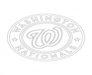 washington nationals logo mlb baseball sport