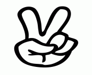Printable peace emoji coloring pages