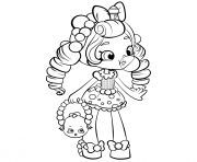 Printable Shopkins Shoppies Doll coloring pages