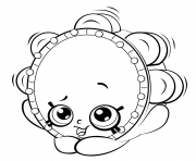 Printable Tambourine from Shopkins shopkins season 5 coloring pages
