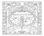 Printable art anti stress adult nature zen coloring pages
