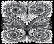 Printable adult leave optical illusion coloring pages