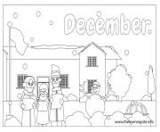 outline months december