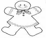 Printable gingerbread sb913 coloring pages