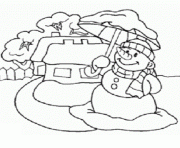 Printable umbrella and snowman s to print 14fe coloring pages