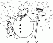 Printable snowman s free for kids 617b coloring pages