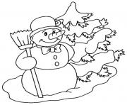 Printable snowman s to print snowydayf39b coloring pages