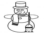 Printable snowman s winter 0038 coloring pages