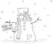 Printable snowman s let it snow5cc7 coloring pages