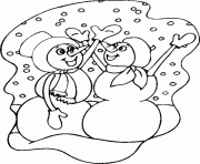 Printable happy snowman winter sdf0e coloring pages