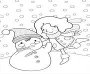 Printable creating a snowman winter s printables 80d6 coloring pages