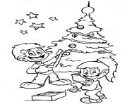 Printable decorating tree s for christmas kids253e coloring pages