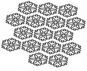 Coloring Pages Snowflake Patterns coloring pages