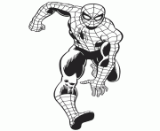 marvel comics the amazing spider man for kids colouring page