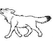 Printable baby wolf coloring pages