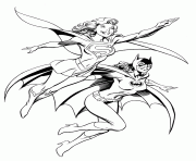 supergirl fly with batwoman