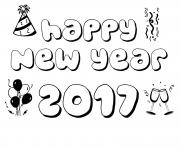 new year 2017 coloring pages 3