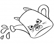 Printable Cartoon Watering Can petkins shopkins coloring pages