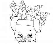 Printable Cute Fern to Color petkins shopkins coloring pages
