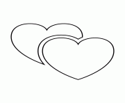 two hearts stencil