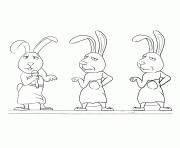 3 Rabbits from Sing to Color