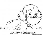 Valentine Heart Puppy Be My Valentine