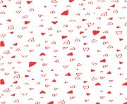 Printable Hand Drawn Valentines Day Wrapping Paper