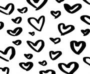printable wrapping paper Hearts by Maiko Nagao