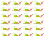 snail printable wrapping paper color