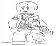 Printable lego undercover police coloring pages