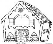 Christmas Gingerbread House Printable