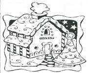 Printable Gingerbread House 11 coloring pages