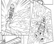 Printable lego marvel super heros dc comics coloring pages