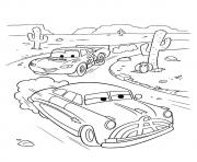 Cars Lightning McQueen backside cactus a4 disney