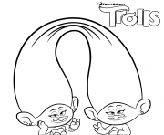 Trolls Coloring for Girls