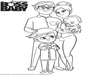Printable templeton family from the boss baby coloring pages